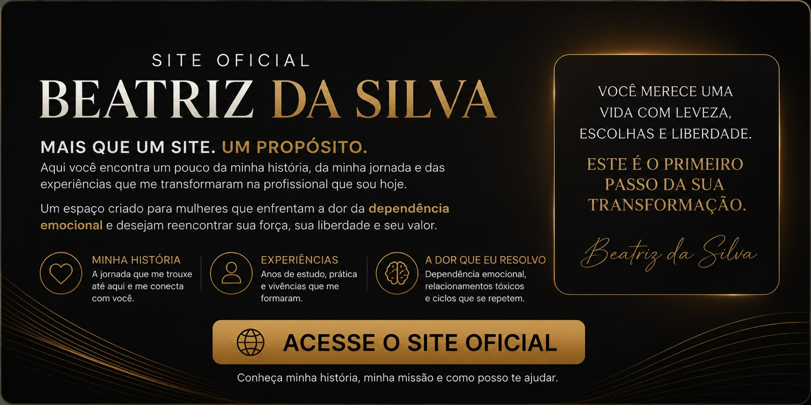 Site oficial Beatriz da Silva